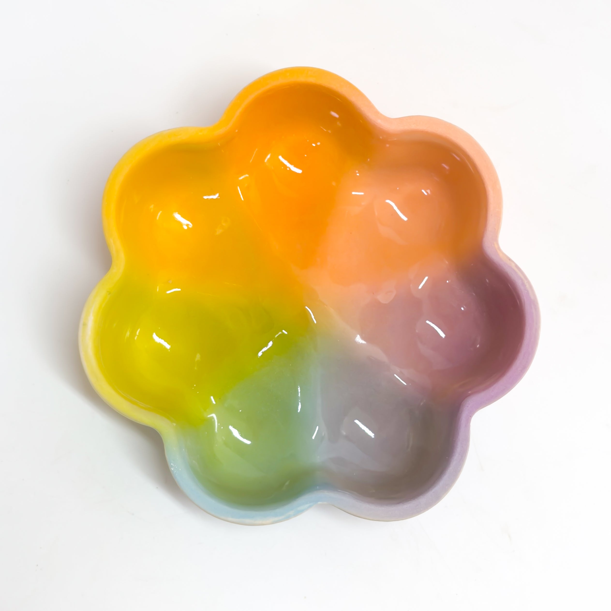 Catch All Dish in Vibrant Rainbow