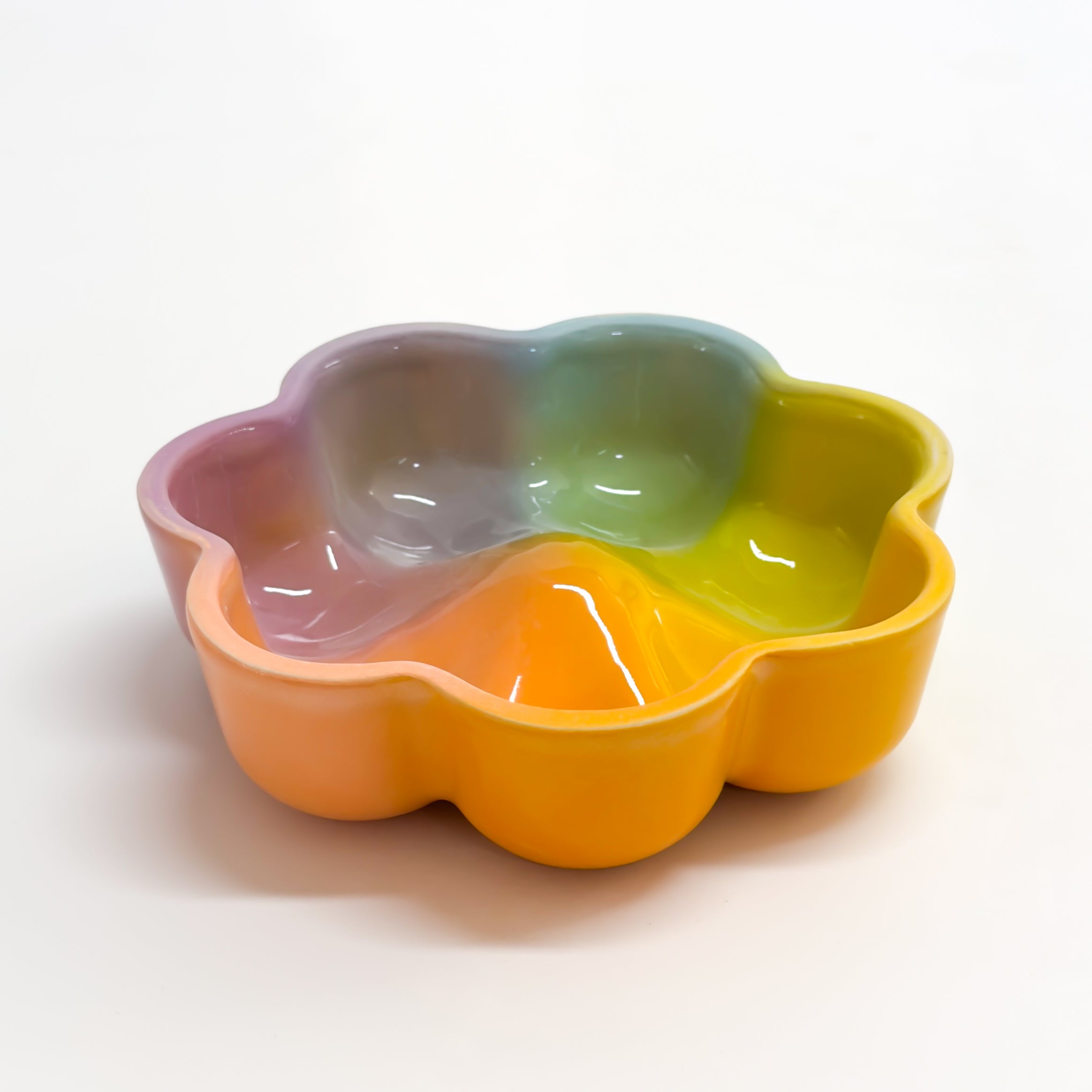 Catch All Dish in Vibrant Rainbow