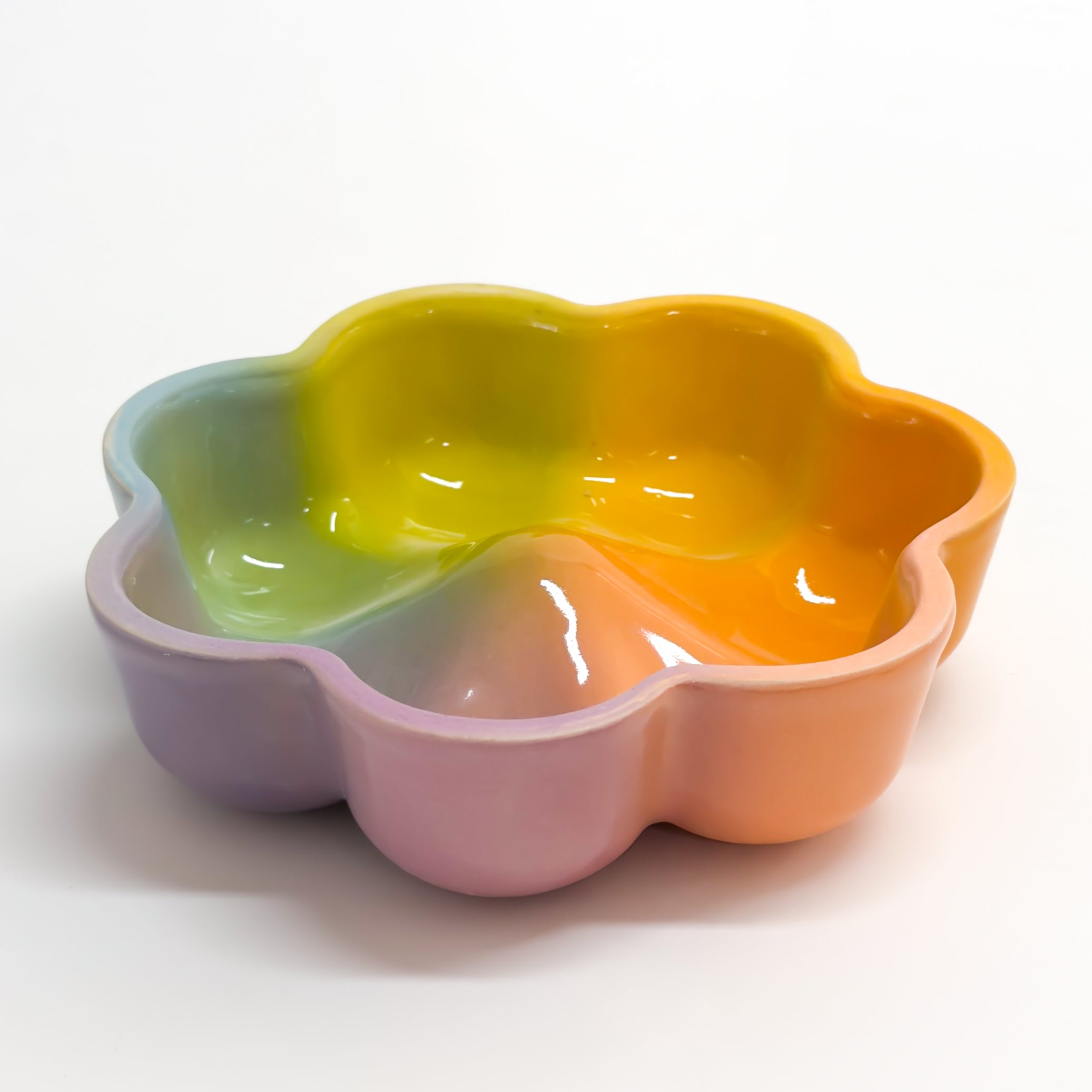 Catch All Dish in Vibrant Rainbow