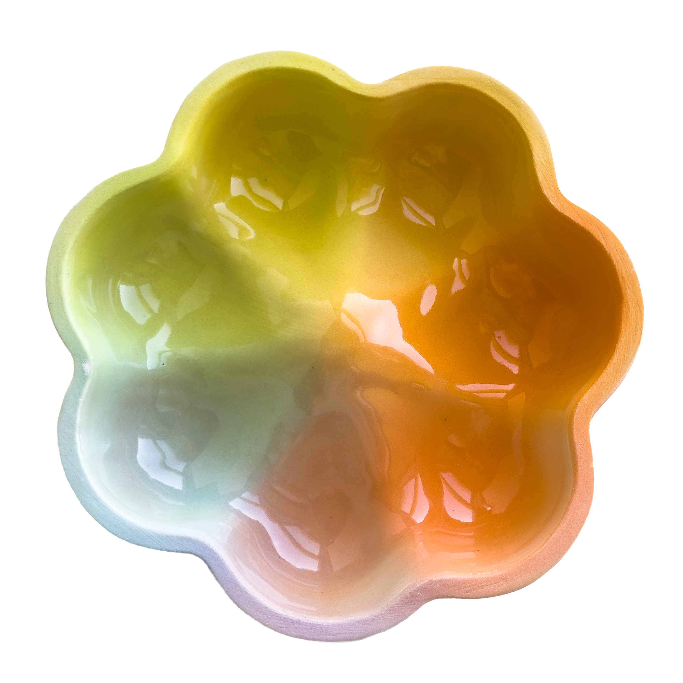 Catch All Dish in Rainbow