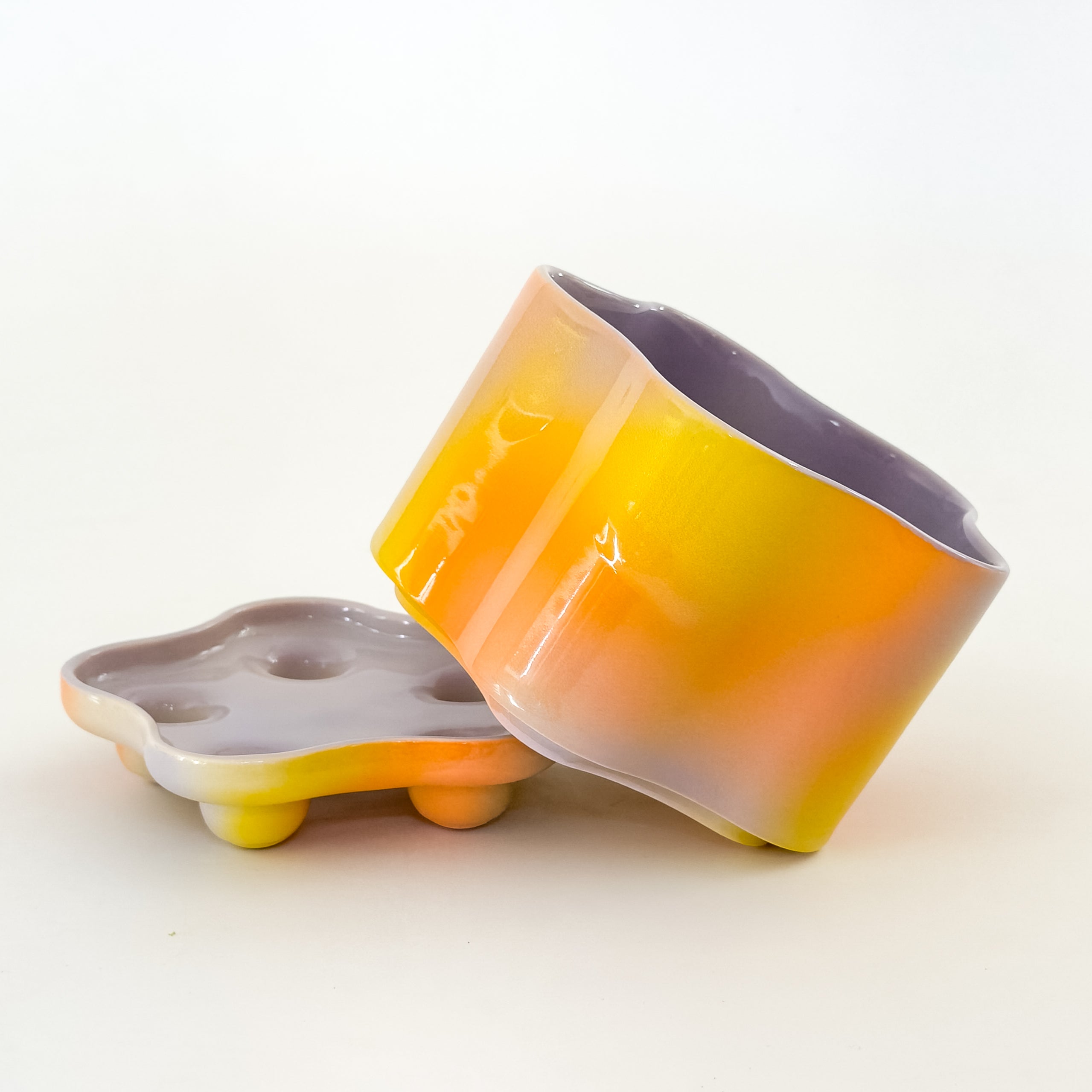 Udder Planter in Iridescent Sunset