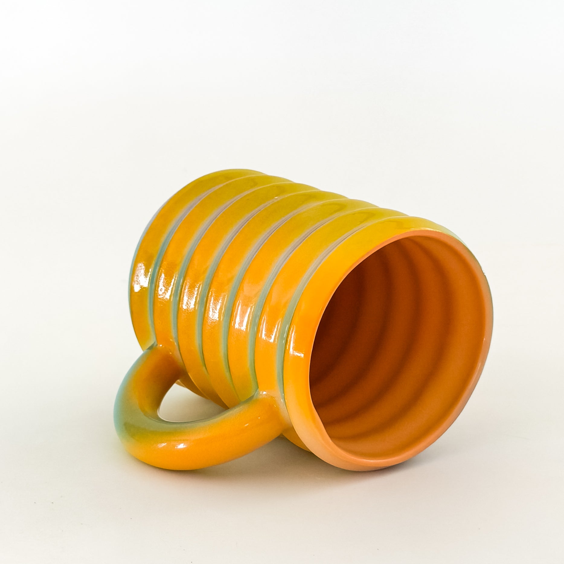 Wiggle Mug in Vibrant Rainbow