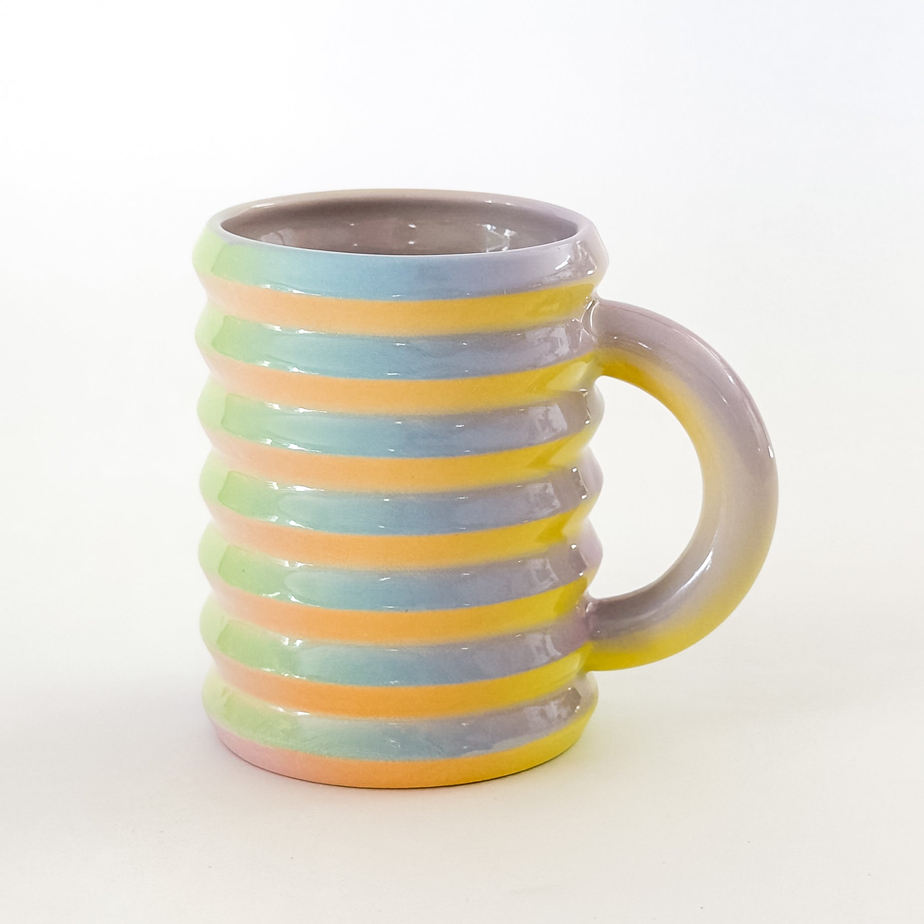 Wiggle Mug in Pastel Prism