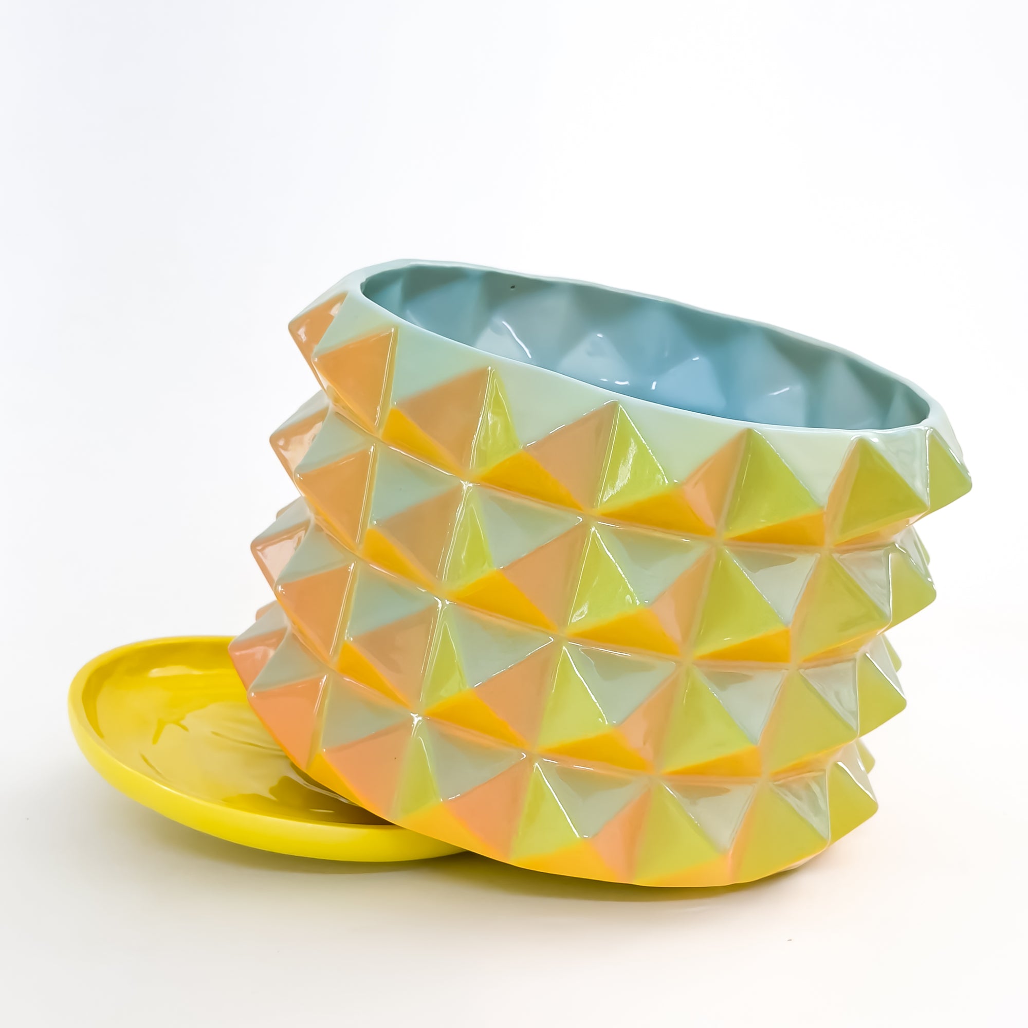 XL Prism Planter in Soft Rainbow