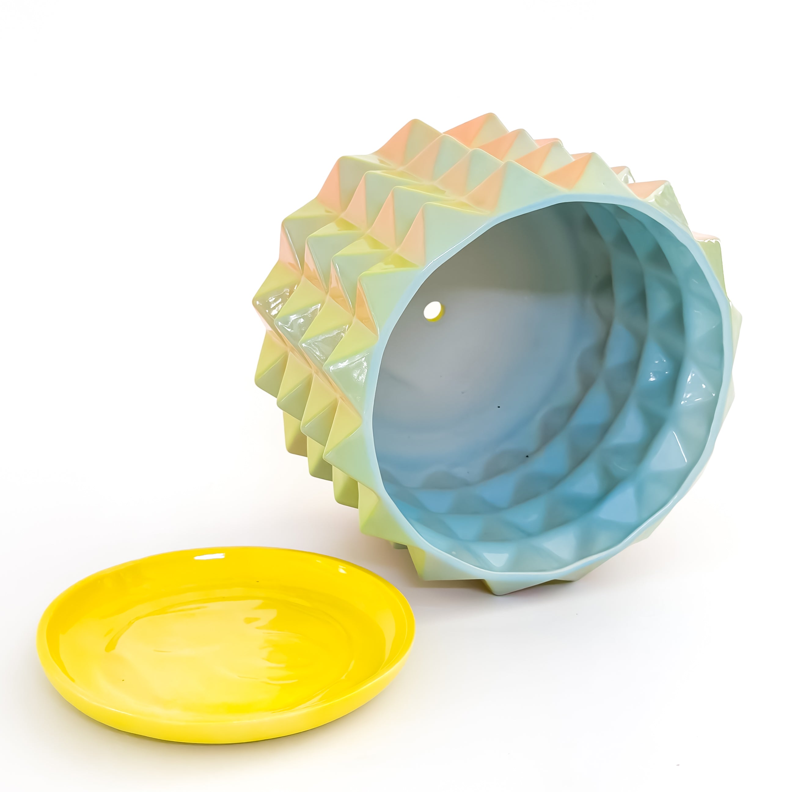 XL Prism Planter in Soft Rainbow