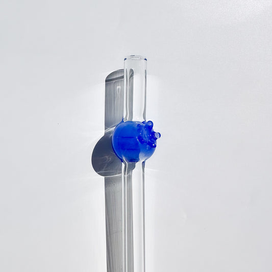 Glass Straw - Blueberry