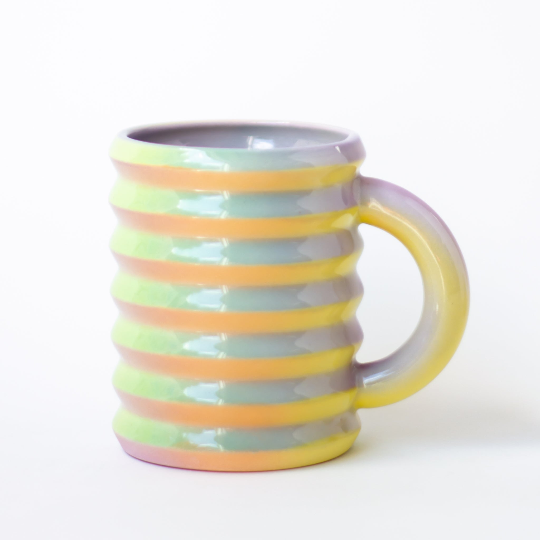 Wiggle Mug in Pastel Prism