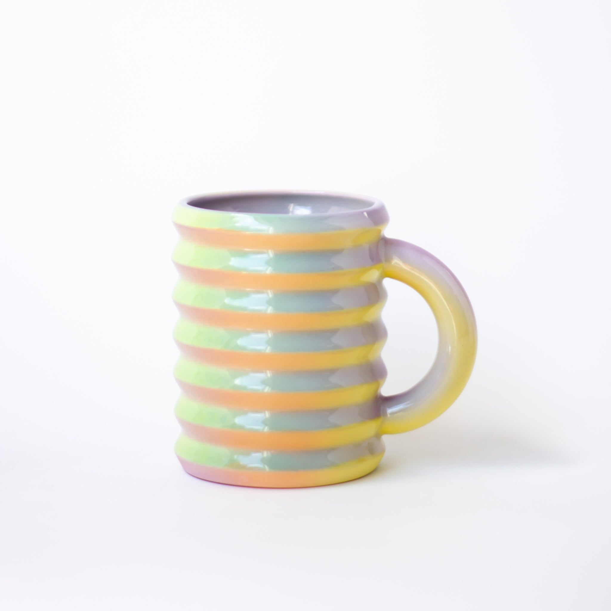 Wiggle Mug in Pastel Prism