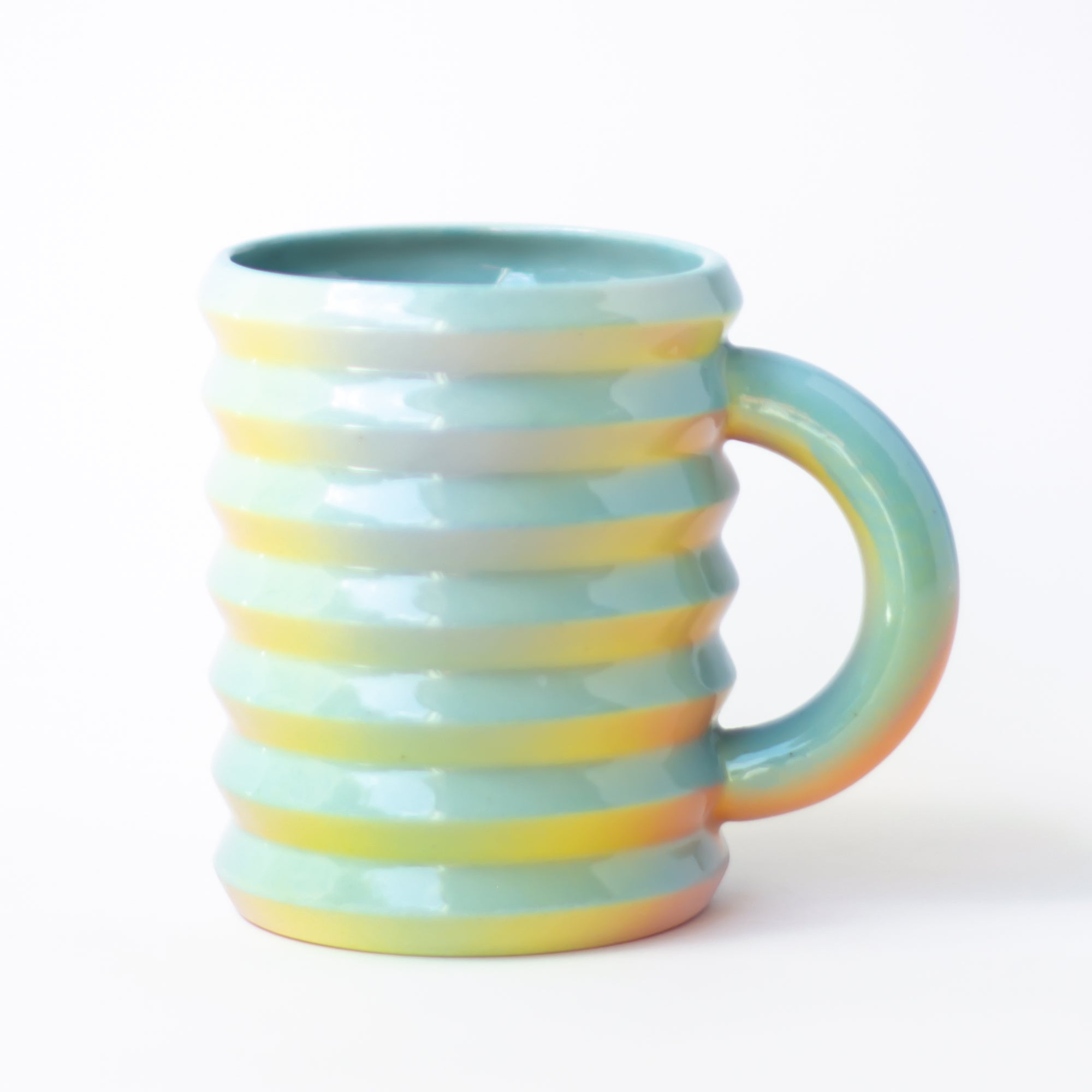Wiggle Mug in Iridescent Clouds
