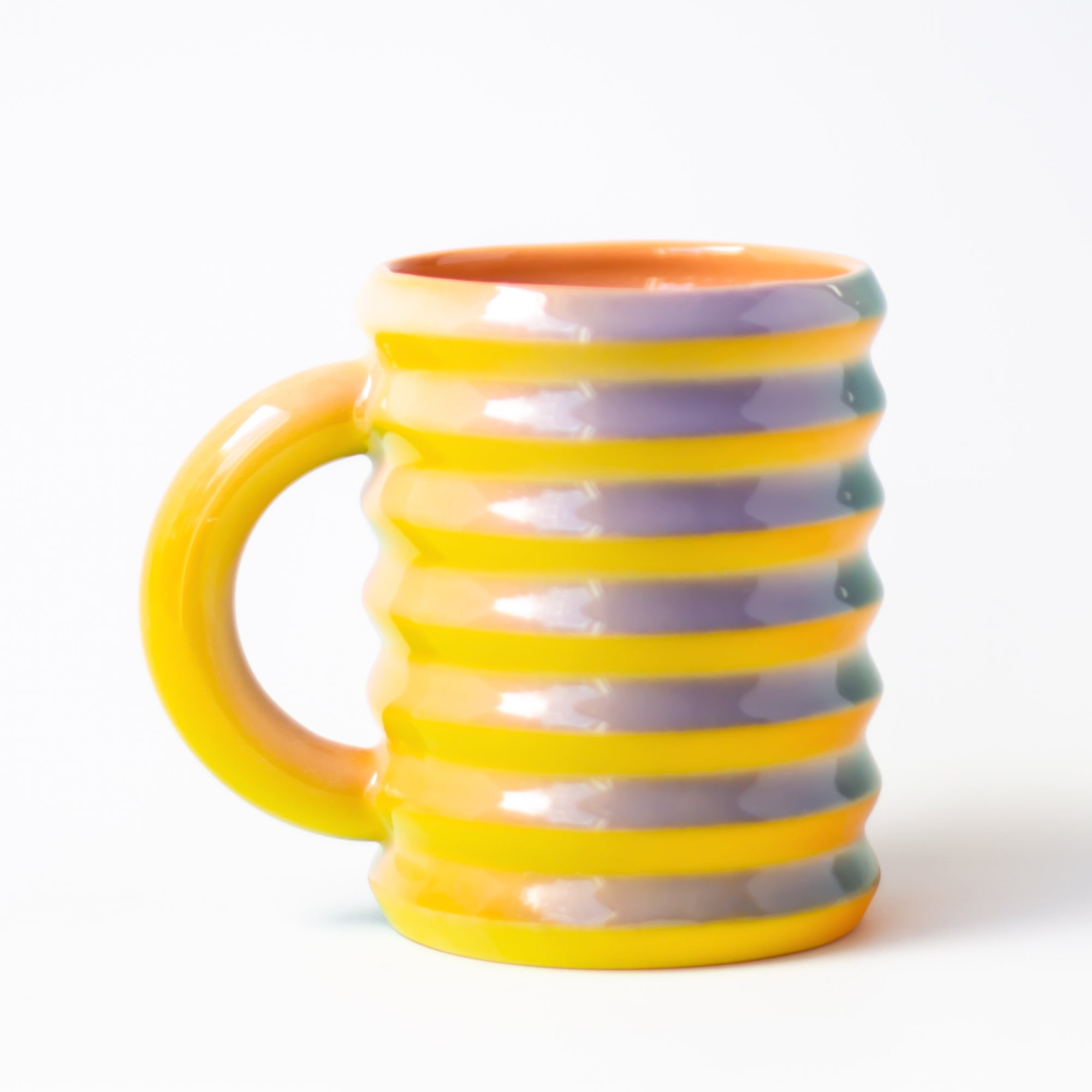 Wiggle Mug in Vibrant Rainbow