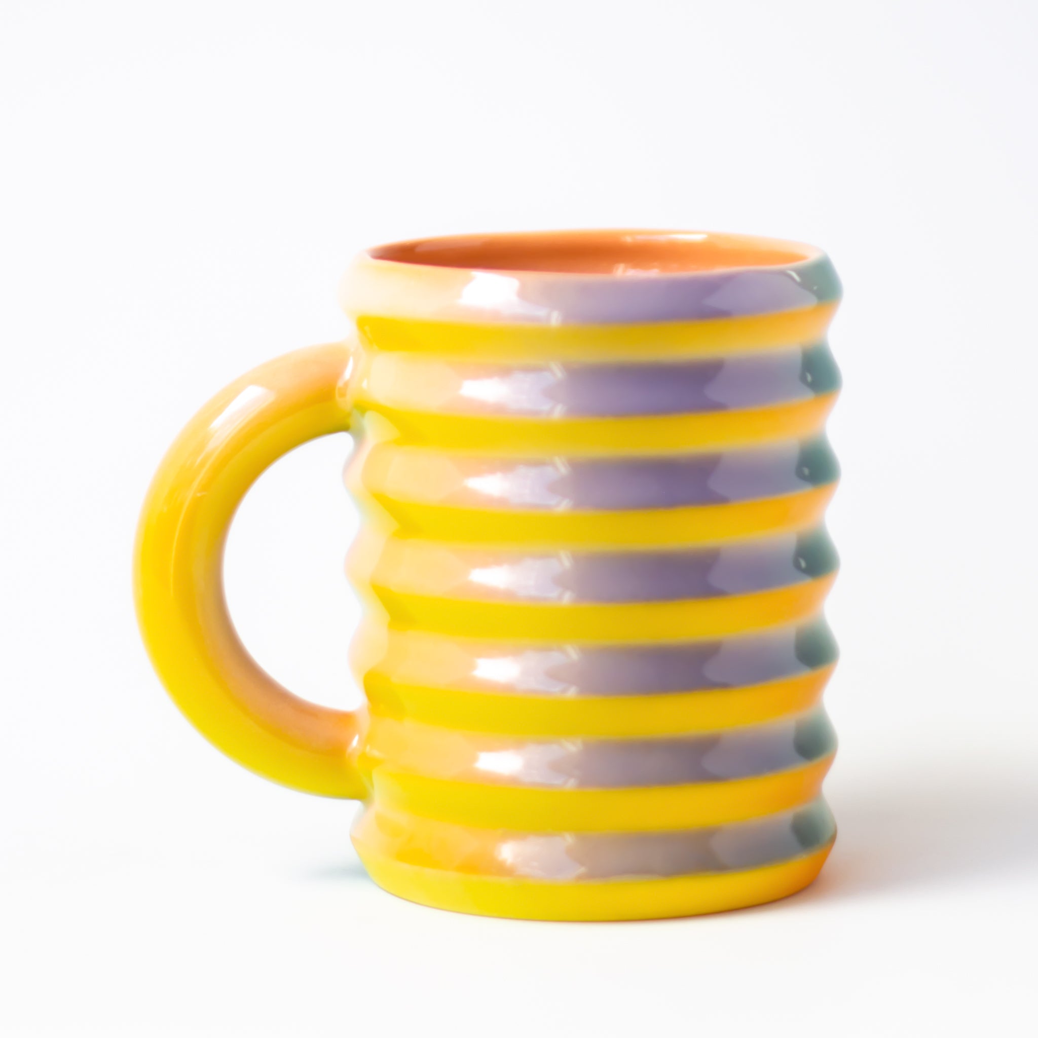 Wiggle Mug in Vibrant Rainbow