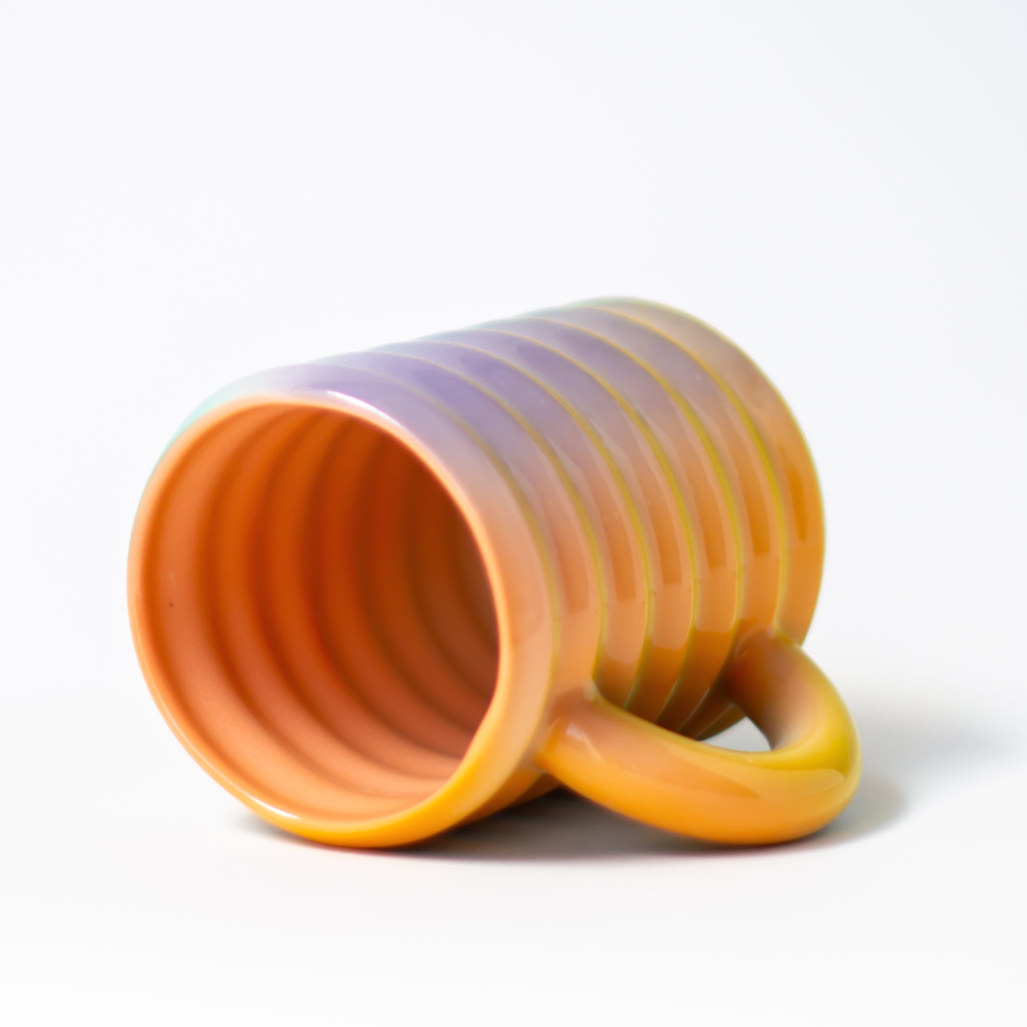 Wiggle Mug in Vibrant Rainbow