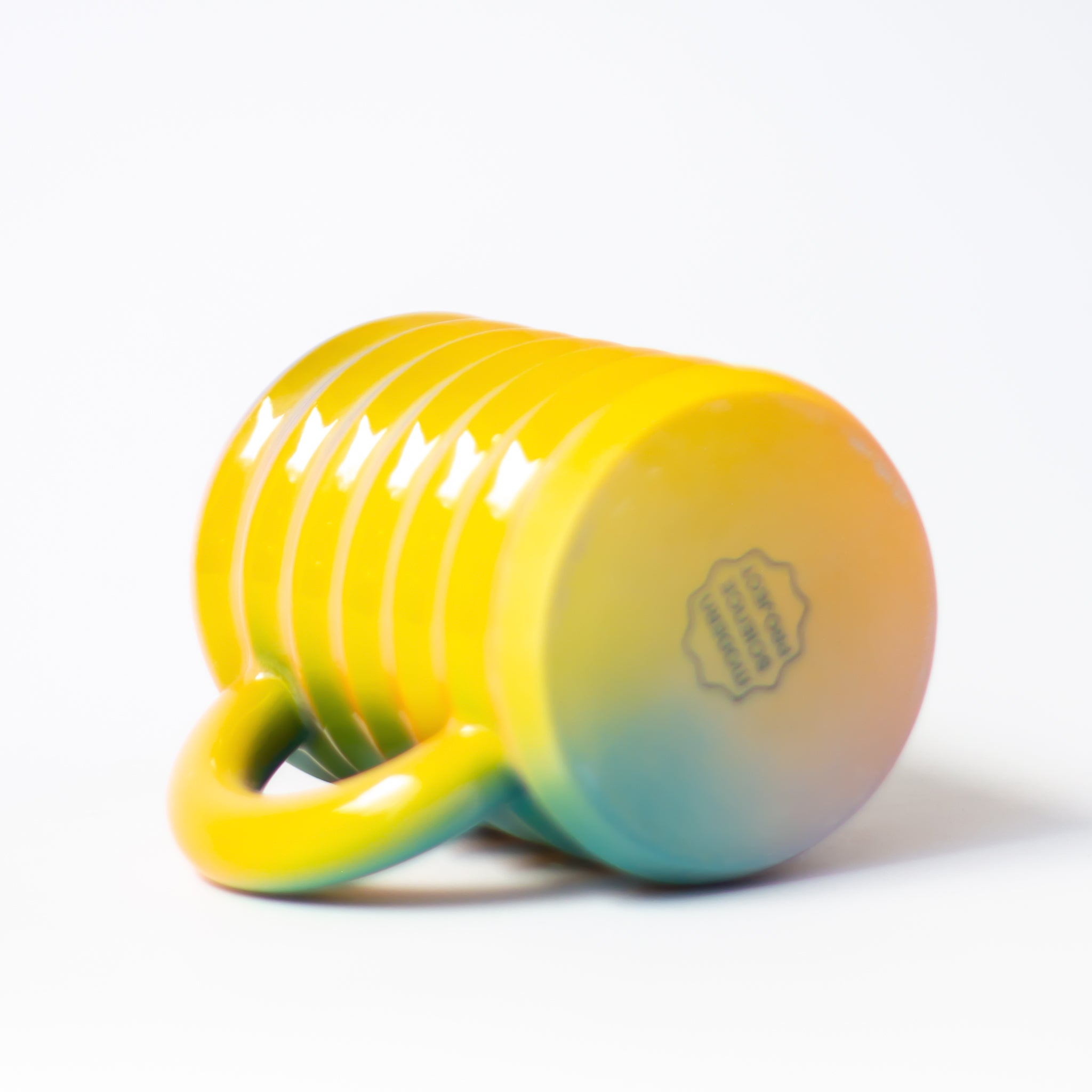 Wiggle Mug in Vibrant Rainbow