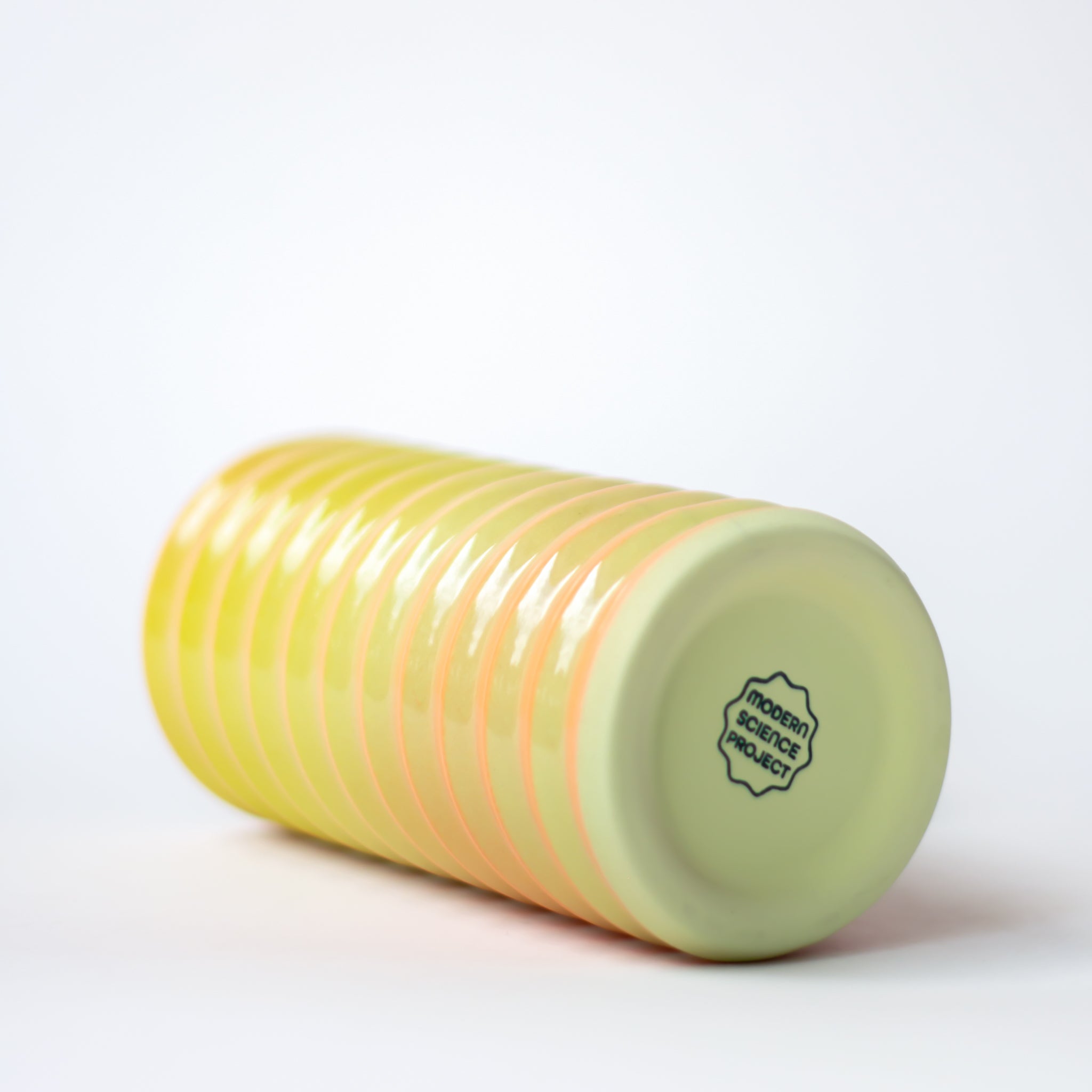 Wiggle Vase in Neon Melon