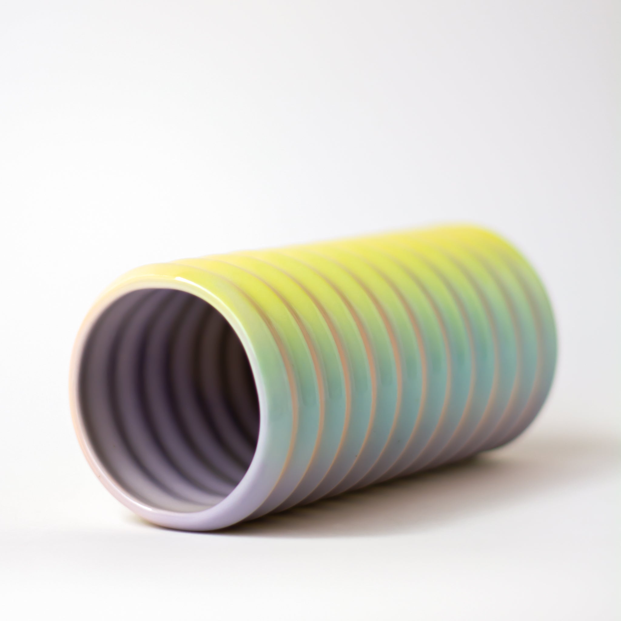 Wiggle Vase in Pastel Prism