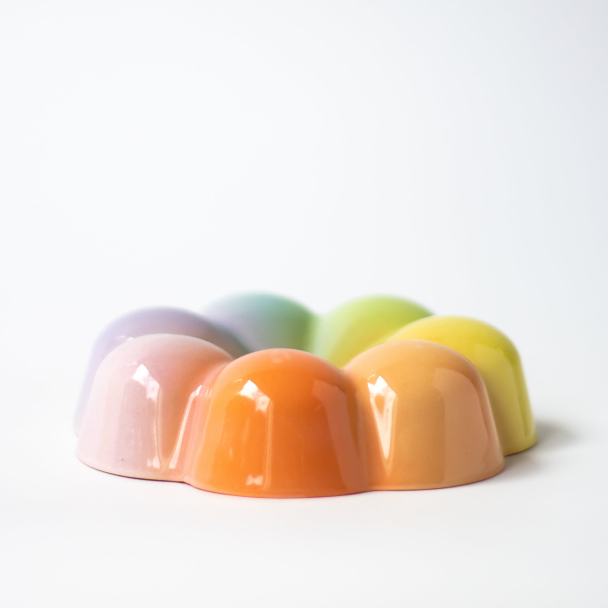 Catch All Dish in Pastel Rainbow