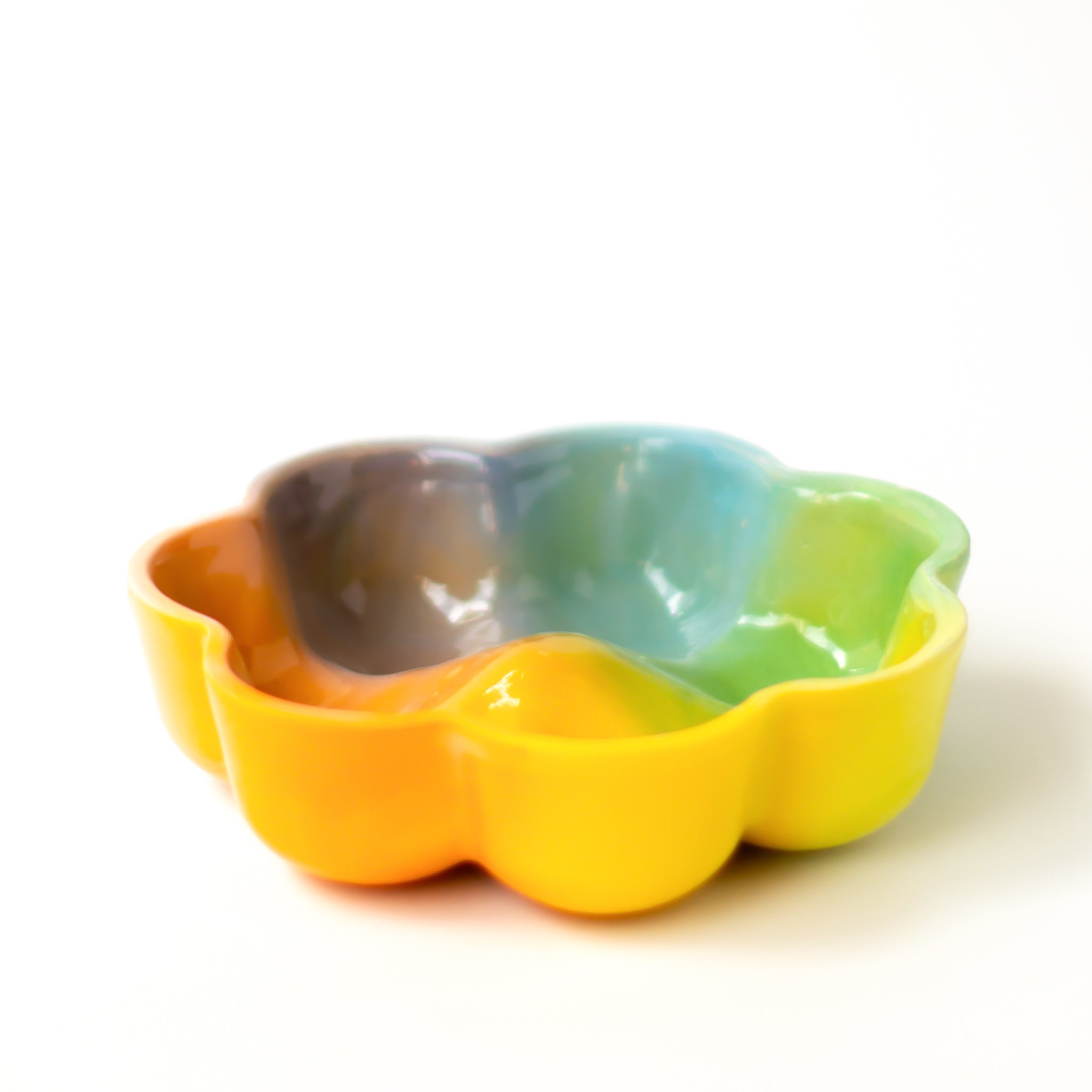 Catch All Dish in Vibrant Rainbow