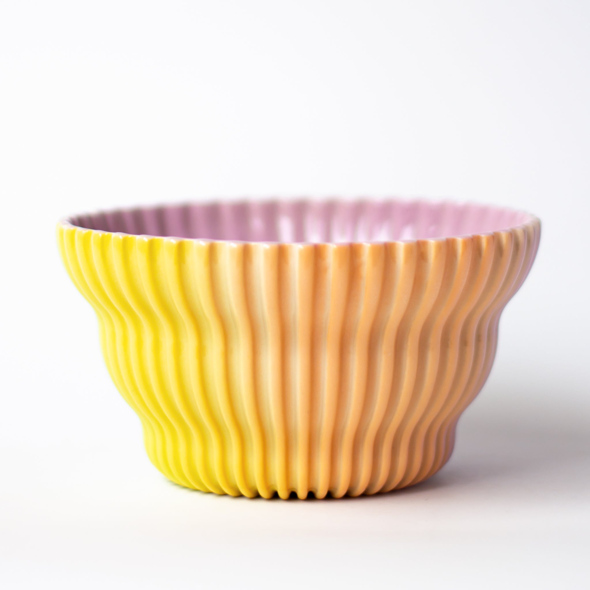Cereal Bowl in Pastel Rainbow