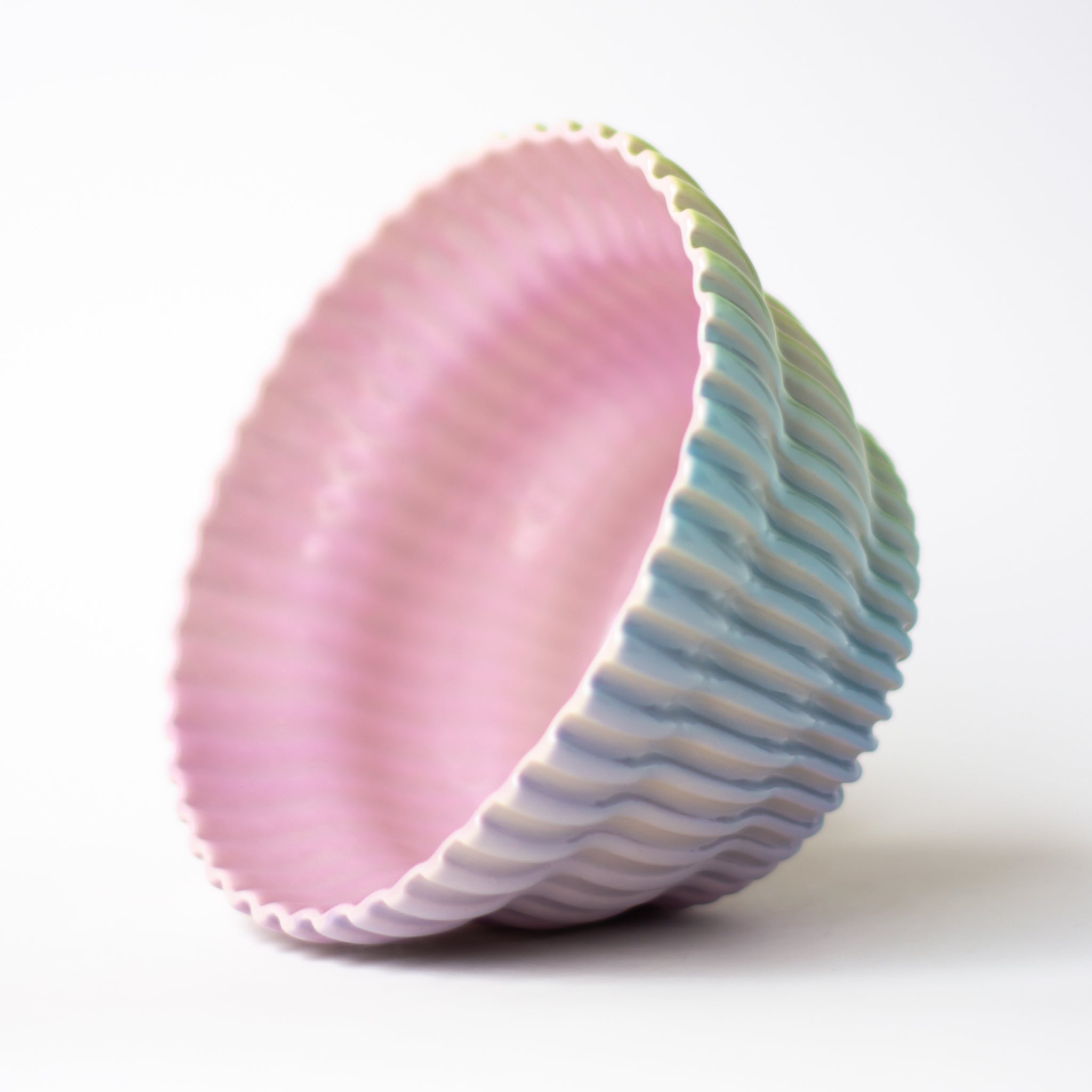 Cereal Bowl in Pastel Rainbow