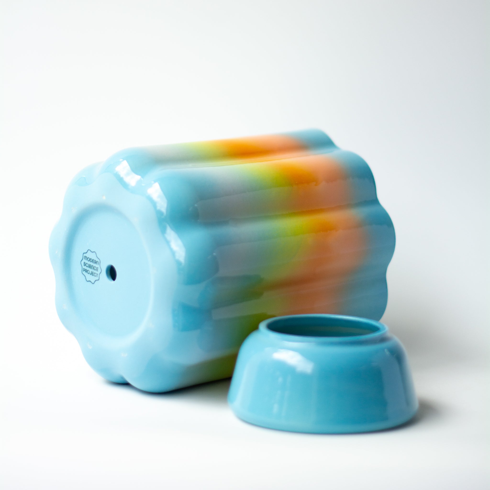 XL Pedestal Planter in Rainbow
