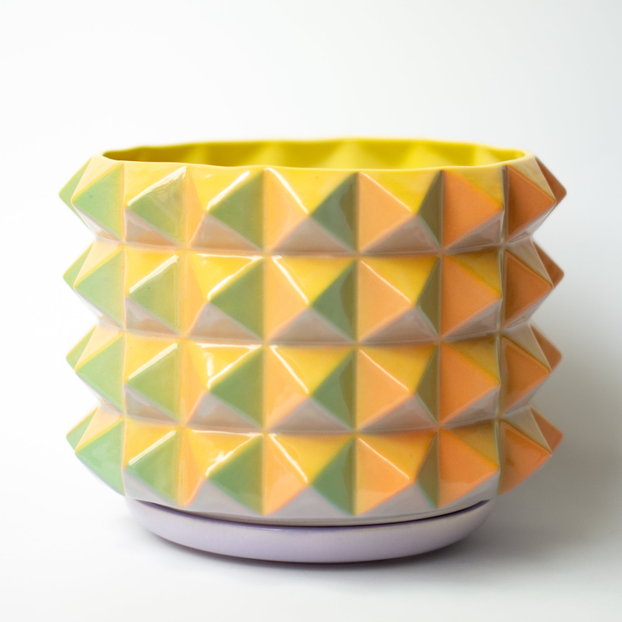 XL Prism Planter in Iridescent Rainbow