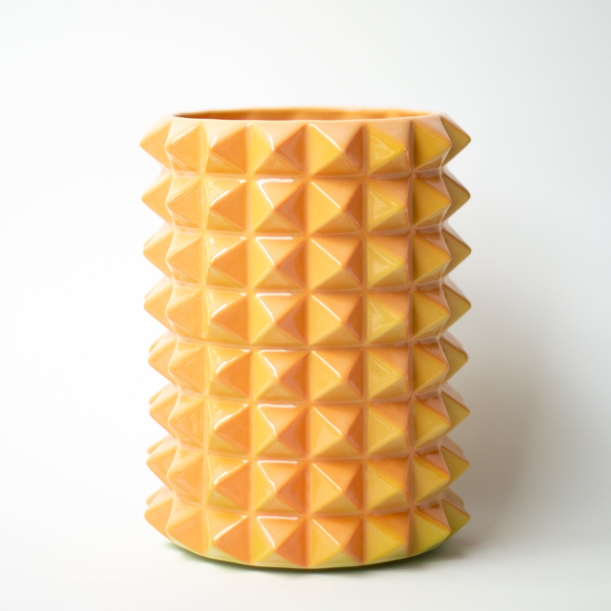 Prism Vase in Melon