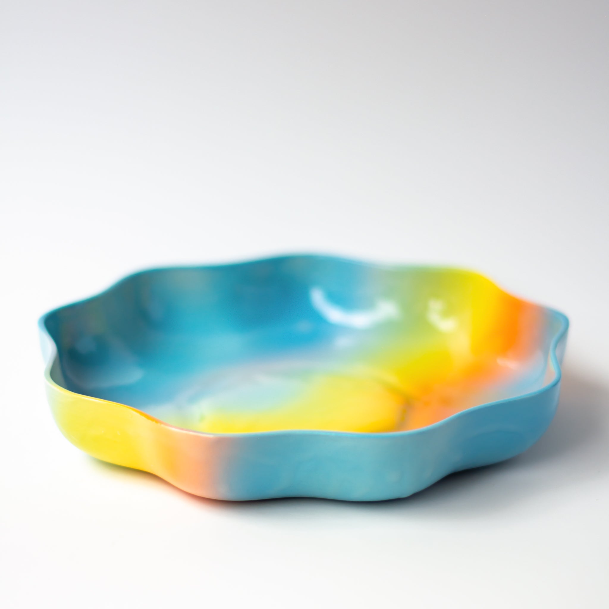 Pasta Plate in Rainbow