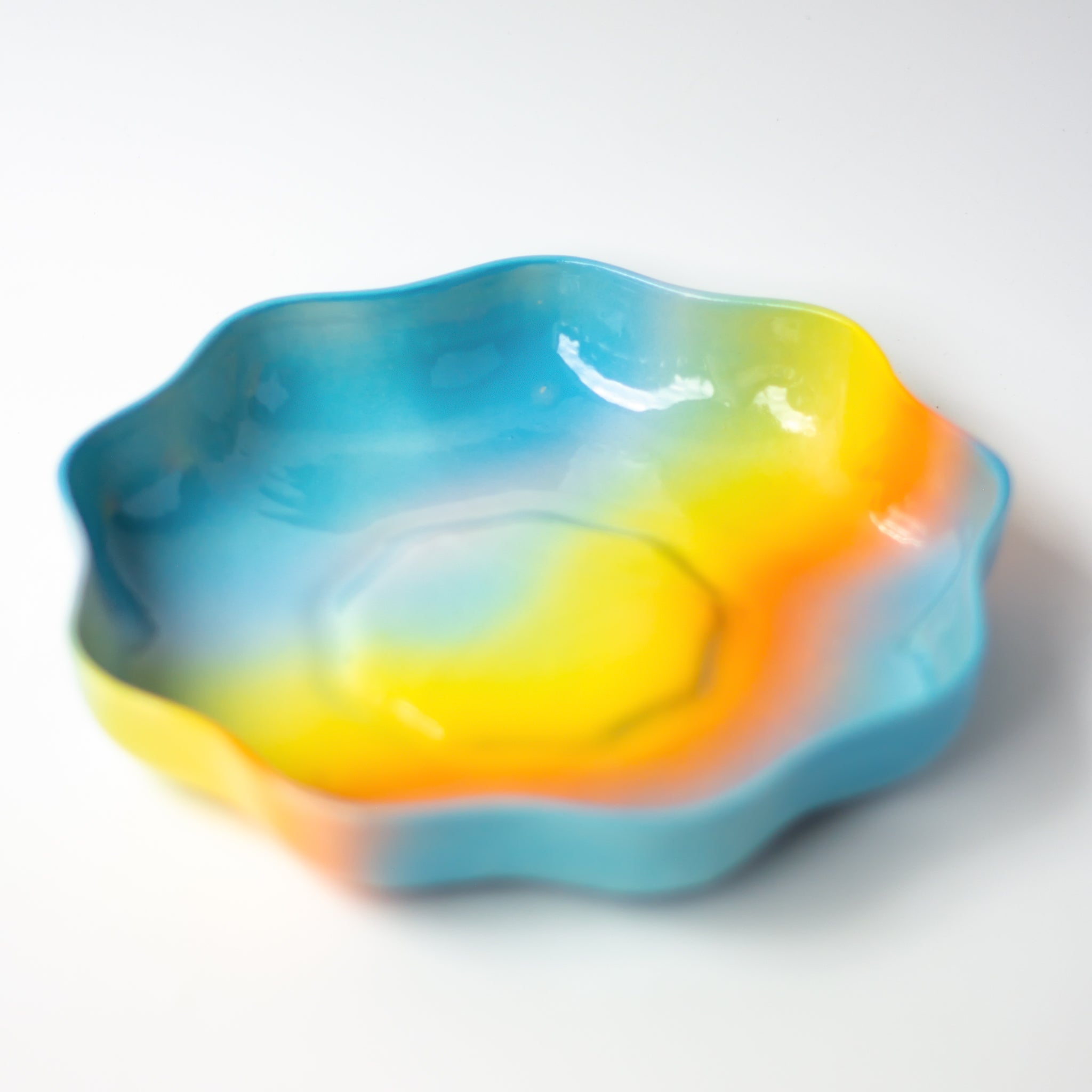 Pasta Plate in Rainbow