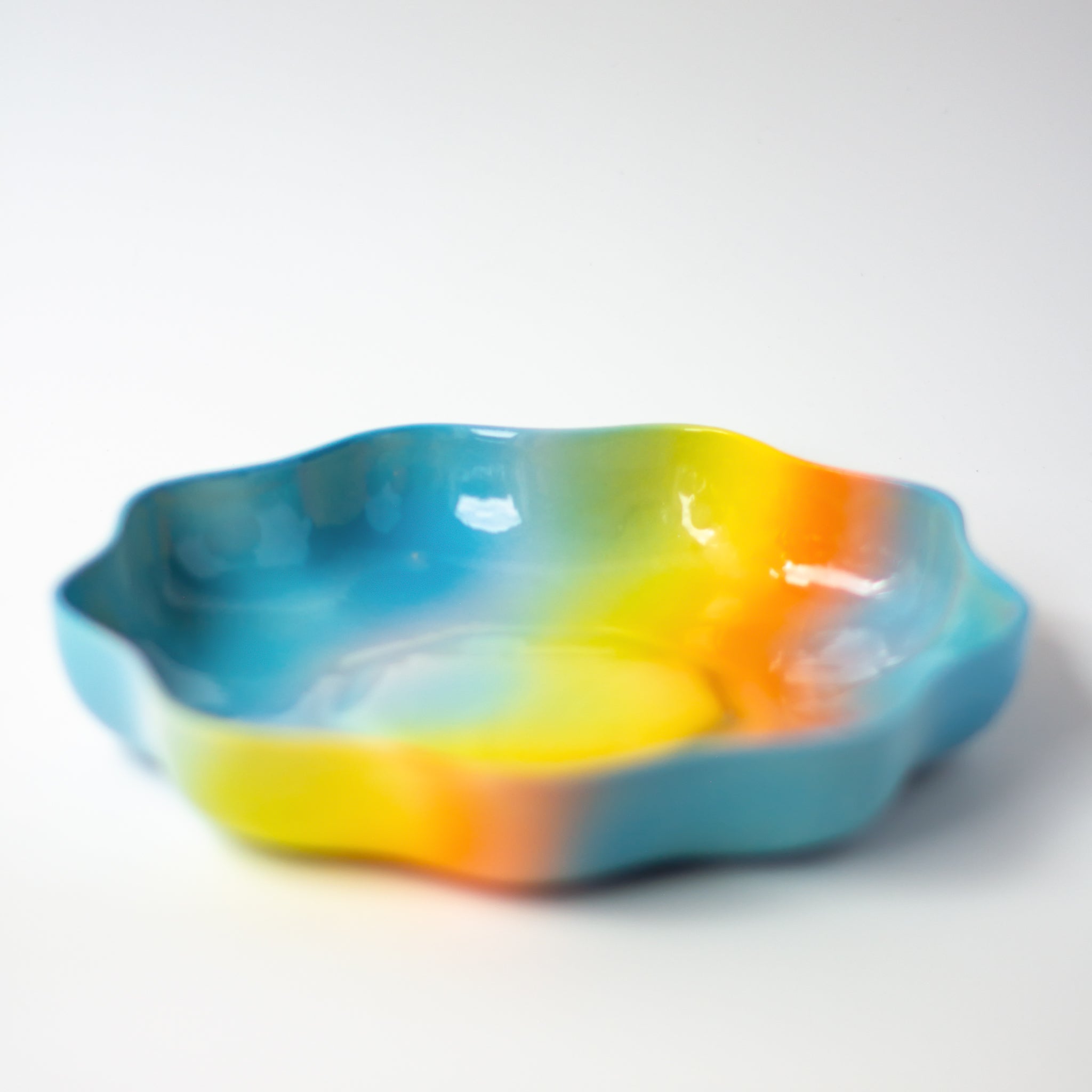 Pasta Plate in Rainbow