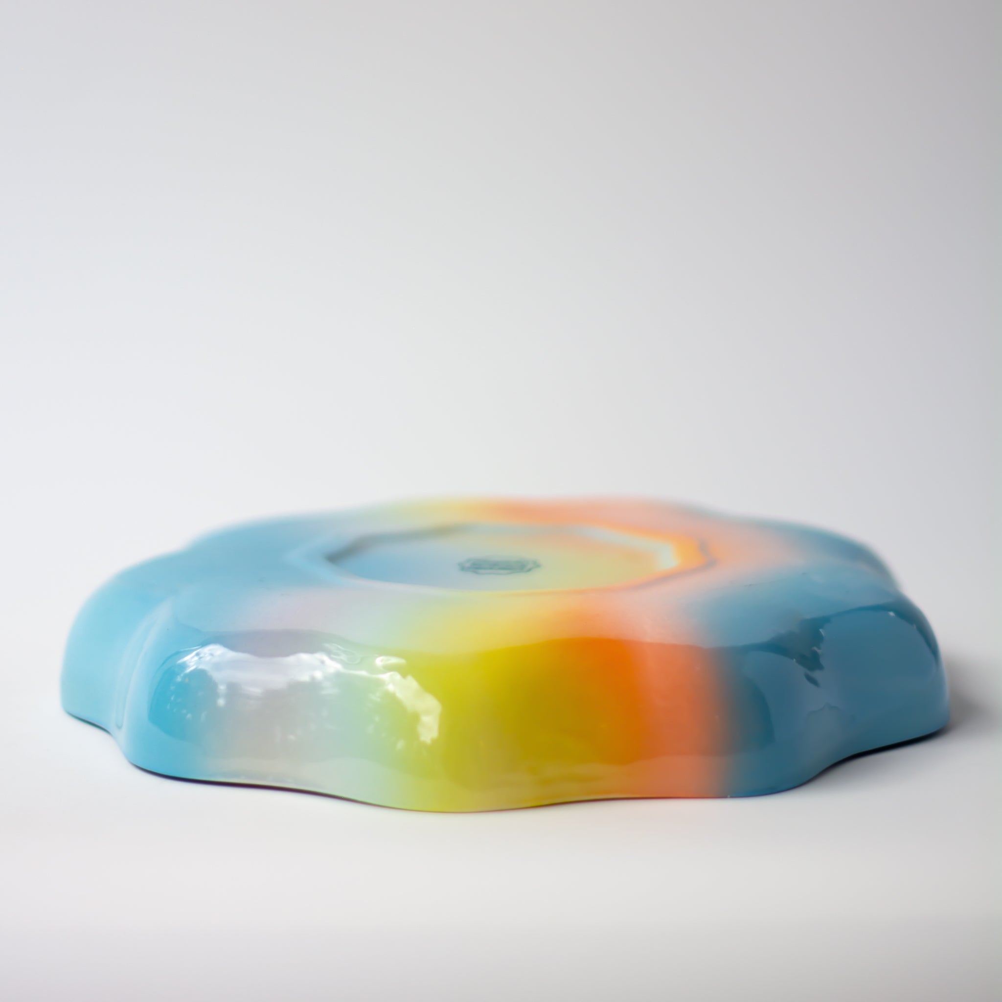 Pasta Plate in Rainbow