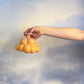 Rain Cloud Watering Bell in Pastel Sunset